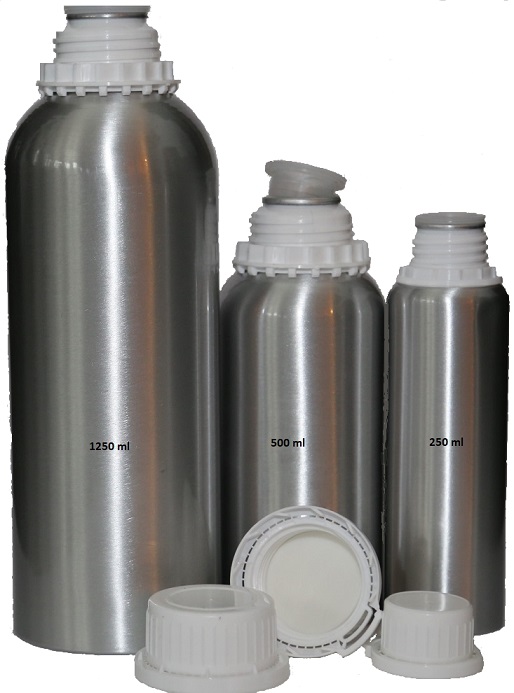 Aluminum bottles with cap